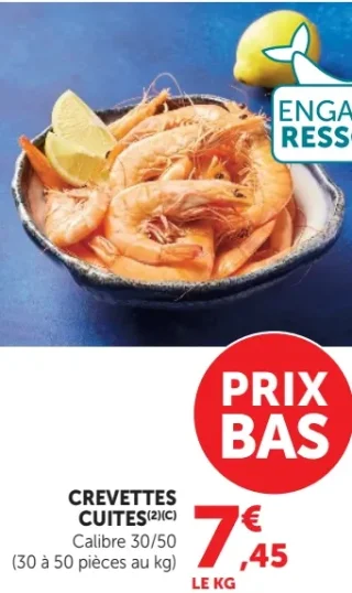 Crevettes Cuites