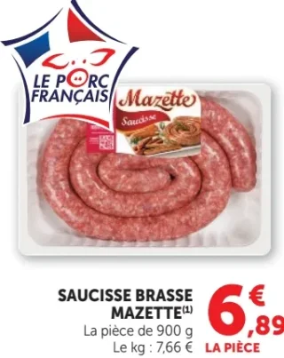 Saucisse Brasse Mazette