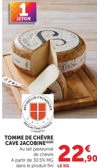 TOMME DE CHÈVRE CAVE JACOBINE