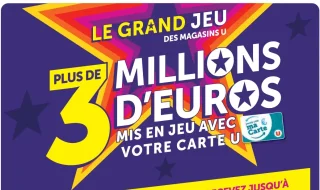 Le Grand Jeu des Magasins U - Plus de 3 millions d'euros mis en jeu