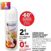 CREME SOUS PRESSION ISIGNY SAINTE-MERE