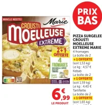 PIZZA SURGELEE CROUSTI MOELLEUSE EXTREME MARIE