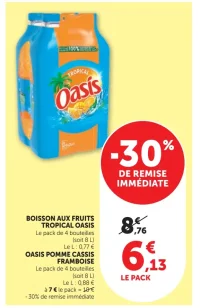 BOISSON AUX FRUITS TROPICAL OASIS