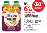 100% PUR JUS MULTIFRUIT JOKER