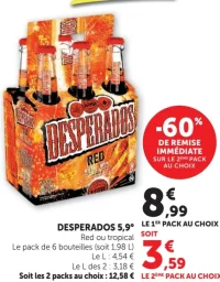 Bière Desperados 5,9°