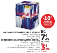 Boisson énergisante Red Bull Regular