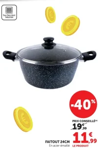 Faitout 24cm En acier émaillé