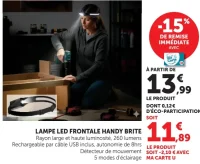 Lampe LED frontale Handy Brite