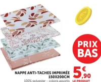 Nappe anti-taches imprimée 150x200cm