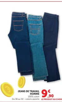 Jeans de travail Homme