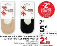 Lot de 4 protège-pieds mousse
