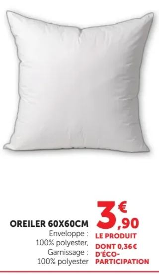 Oreiller 60X60CM