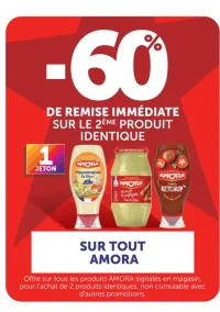 Sauces, mayonnaises et ketchups Amora