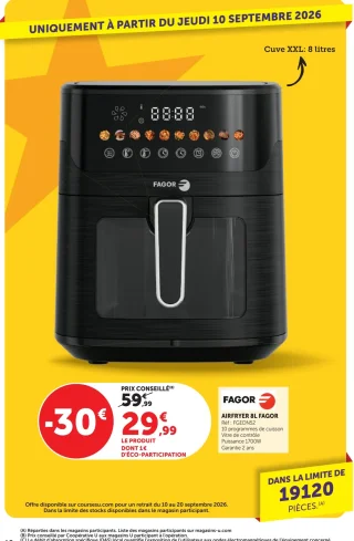 AIRFRYER 8L FAGOR