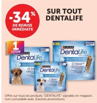La gamme de produits d'hygiène bucco-dentaire pour chiens Dentalife