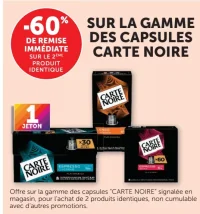 La gamme des capsules Carte Noire