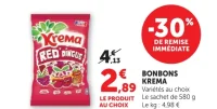 BONBONS KREMA RED'DINGUE