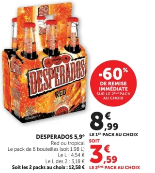 DESPERADOS 5,9° Red ou tropical