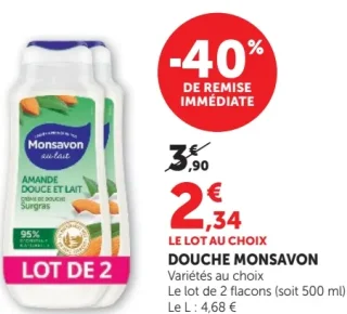 Douche Monsavon