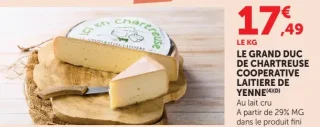 Le Grand Duc de Chartreuse Coopérative Laitière de Yenne