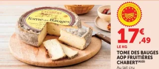 Tome des Bauges AOP Fruitières Chabert