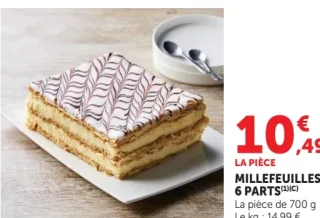MILLEFEUILLES 6 PARTS