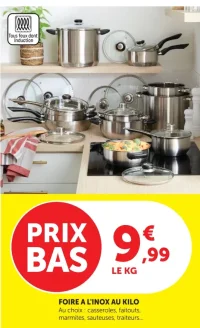 Foire à l'inox au kilo
