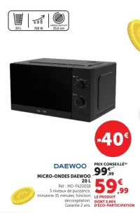 MICRO-ONDES DAEWOO