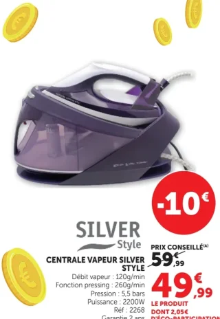 CENTRALE VAPEUR SILVER STYLE