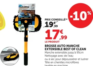 Brosse auto manche extensible Best of Clean