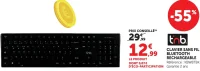 CLAVIER SANS FIL BLUETOOTH RECHARGEABLE t'nb