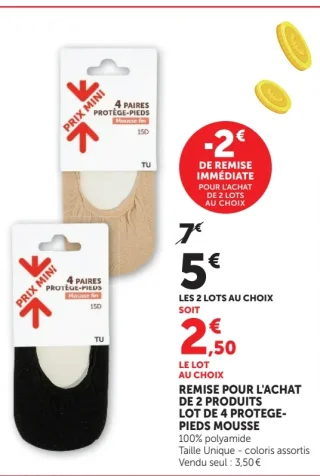 Lot de 4 protège-pieds mousse