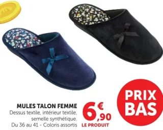 Mules Talon Femme