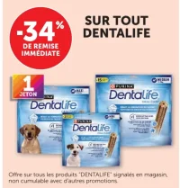 Hygiène bucco-dentaire pour chiens Purina Dentalife