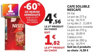 CAFE SOLUBLE NESCAFE KIT KAT