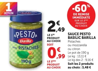 Sauce Pesto Basilic Barilla
