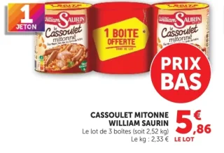 Cassoulet mitonné William Saurin