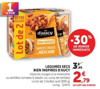 Haricots rouges à la mexicaine d'aucy