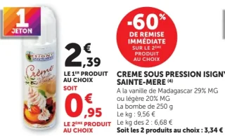 CREME SOUS PRESSION ISIGNY SAINTE-MERE
