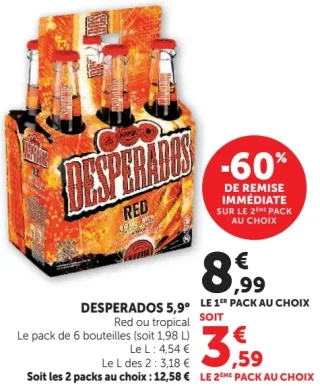Bière Desperados 5,9°