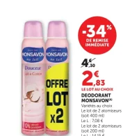 DEODORANT MONSAVON Lait & Coton