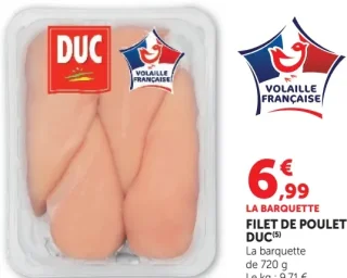 Filet de poulet Duc