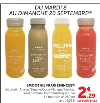 Smoothie frais Eminces