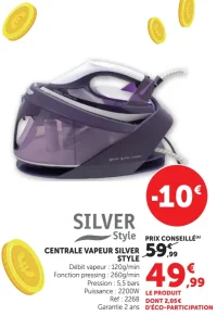 Centrale vapeur Silver Style 2268