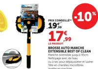 Brosse auto manche extensible Best of Clean