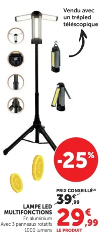 Lampe led multifonctions