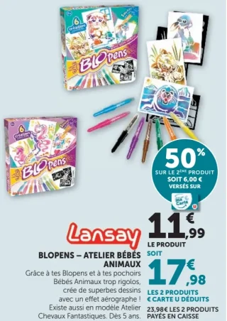 Lansay Blopens - Atelier Bébés Animaux