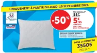 OREILLER "NUAGE" 50X60CM