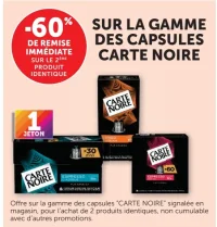 Gamme de capsules Carte Noire