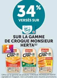 Gamme de Croque Monsieur Herta